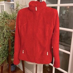 BURTON DRY-RIDE teddy full zip hard jacket.